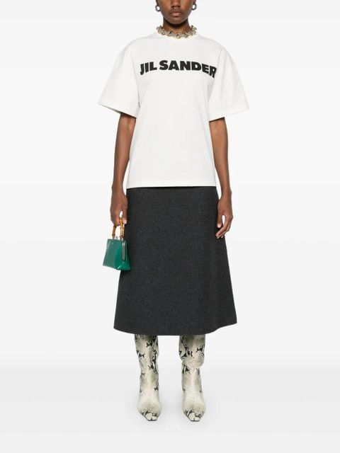 Jil Sander logo-print T-shirt - Neutrals - zdjęcie produktu nr 2