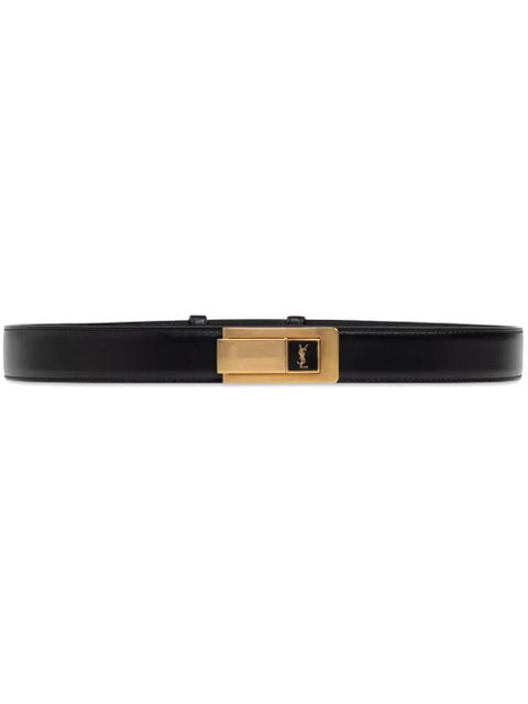 Saint Laurent leather belt - Black - zdjęcie produktu nr 1