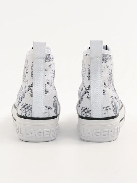 Karl Lagerfeld trampki KAMPUS MAX kolor biały KL60455 - zdjęcie produktu nr 2