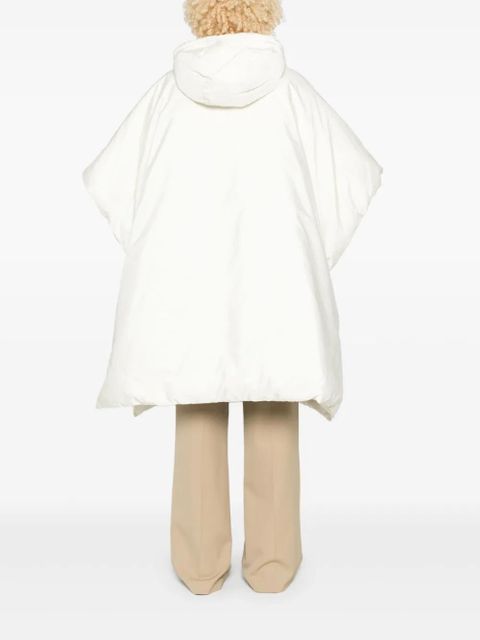Moncler Mantella poncho - White