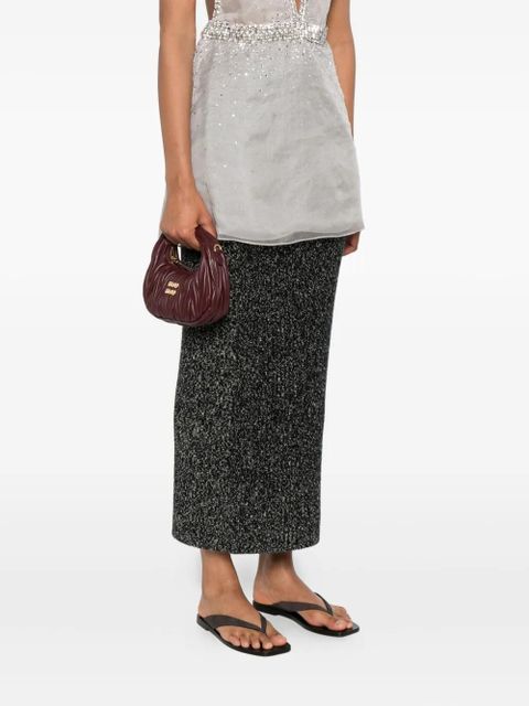 Miu Miu quilted-leather mini bag - Red - zdjęcie produktu nr 2