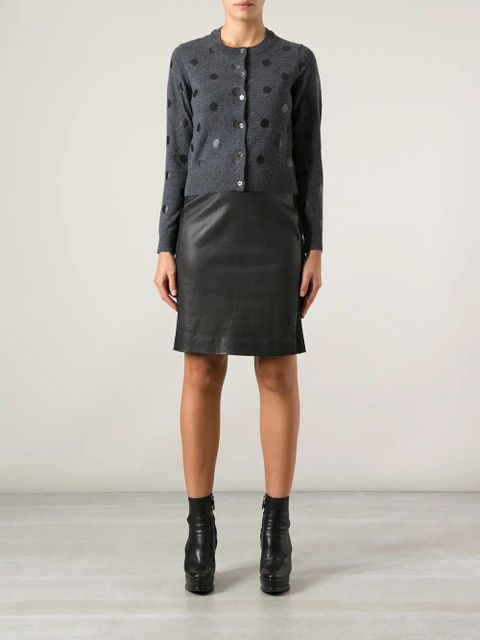 Golden Goose polka dot cardigan - Grey