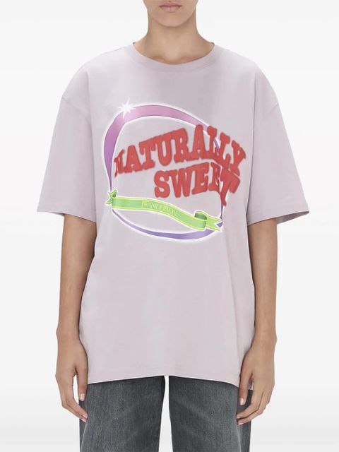 JW Anderson Naturally Sweet cotton T-shirt - Pink
