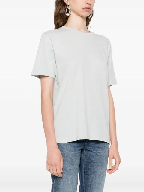 KHAITE cotton T-shirt - Blue - zdjęcie produktu nr 2