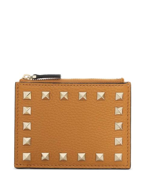 Valentino Garavani stud-embellished wallet - Orange - zdjęcie produktu nr 1