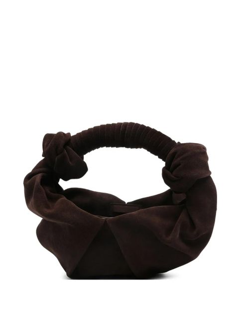 Simon Miller knotted suede bucket bag - Brown - zdjęcie produktu nr 1