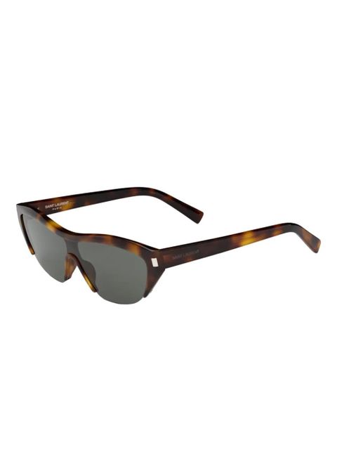 Saint Laurent Eyewear tortoiseshell sunglasses - Brown - zdjęcie produktu nr 2