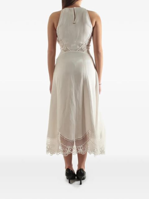 TWINSET lace-trim sleeveless midi dress - Neutrals - zdjęcie produktu nr 2