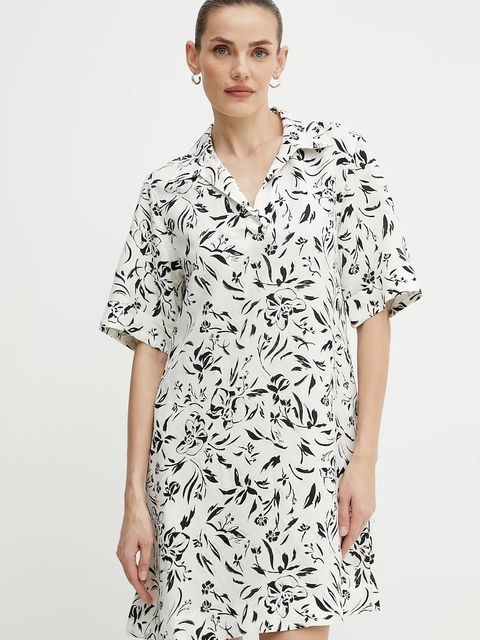 Karl Lagerfeld sukienka lniana - zdjęcie produktu nr 1