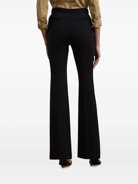 Lauren Ralph Lauren button-detailed bootcut trousers - Black