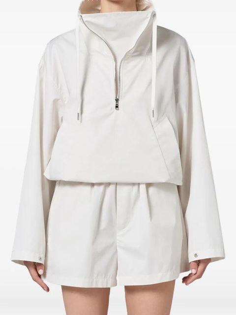 AGOLDE Lydia funnel-neck zip jacket - White - zdjęcie produktu nr 2