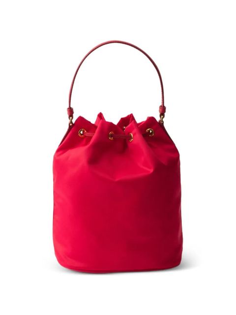 Prada Duet Re-Nylon bucket bag - Red - zdjęcie produktu nr 2