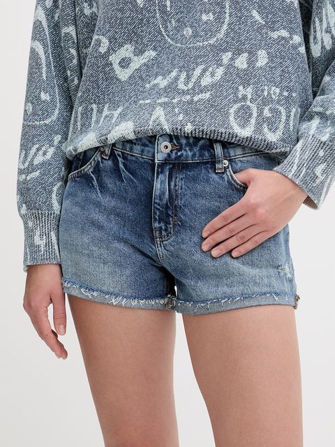 HUGO szorty damskie jeansowe Galimon_1_B - zdjęcie produktu nr 2