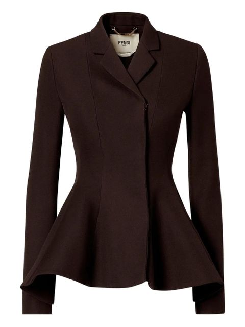 FENDI peplum blazer - Brown - zdjęcie produktu nr 1