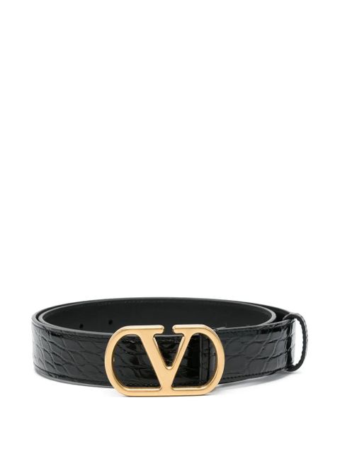 Valentino Garavani VLogo belt - Black - zdjęcie produktu nr 1