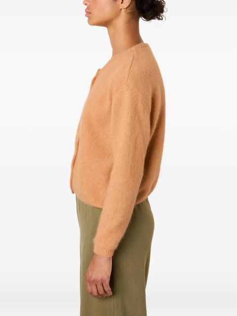 American Vintage Vitow button ribbed cardigan - Brown