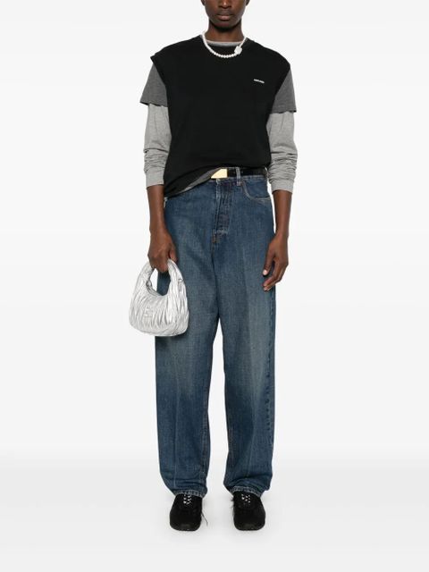 Miu Miu tapered-leg jeans - Blue - zdjęcie produktu nr 2