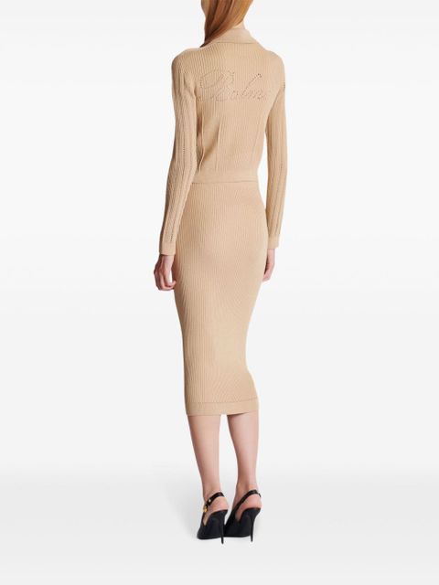 Balmain button-up cardigan - Neutrals