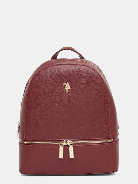 U.S. Polo Assn. plecak Jones damski kolor bordowy mały BEUJE8653WVP - zdjęcie produktu nr 1