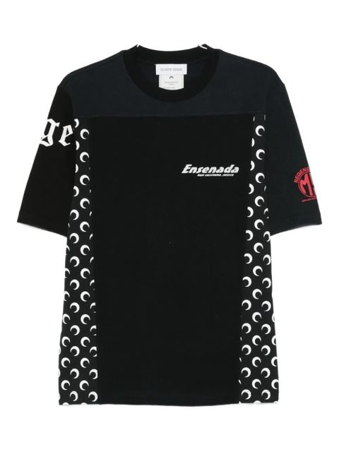 Marine Serre graphic-print T-shirt - Black