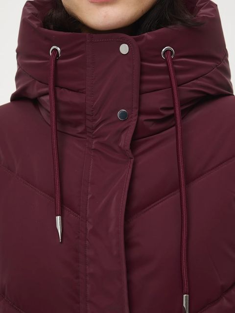 Medicine płaszcz damski kolor bordowy