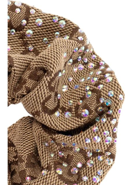 Gucci GG canvas scrunchie - Brown