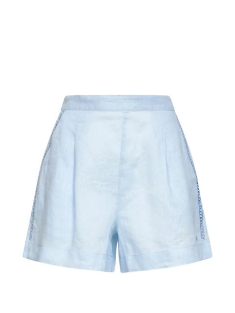 MC2 Saint Barth Amani broderie-anglaise shorts - Blue - zdjęcie produktu nr 1