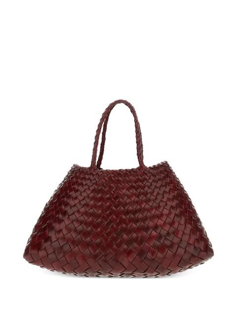 DRAGON DIFFUSION Santa Croce leather tote bag - Red - zdjęcie produktu nr 1