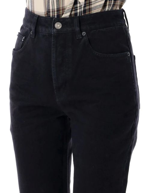 Saint Laurent 90's high-rise slim jeans - Black