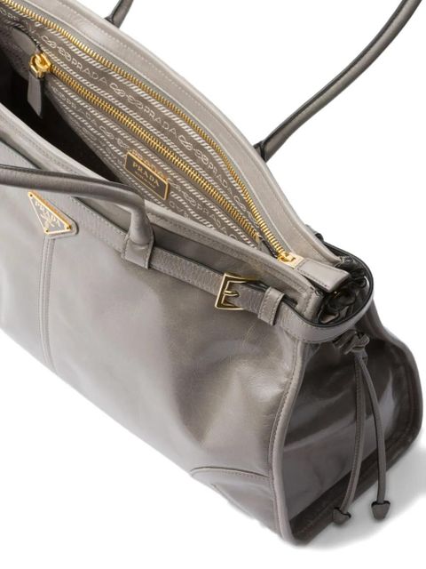 Prada large Bonnie tote bag - Grey