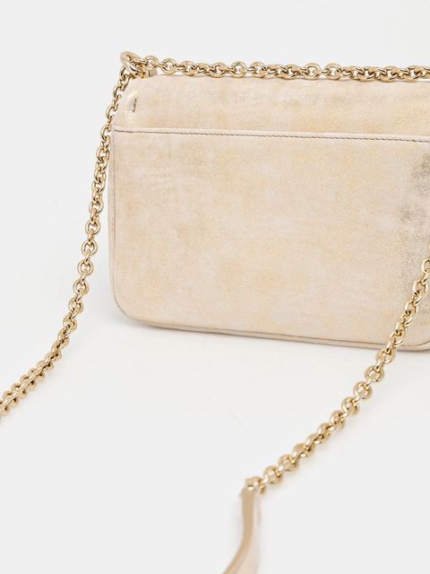 Furla torebka zamszowa