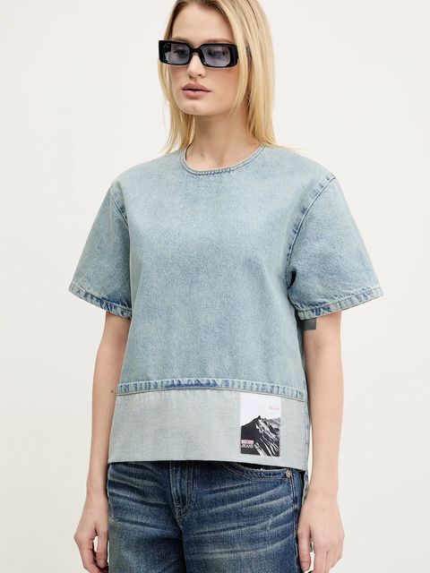 Moschino Jeans bluzka jeansowa - zdjęcie produktu nr 1