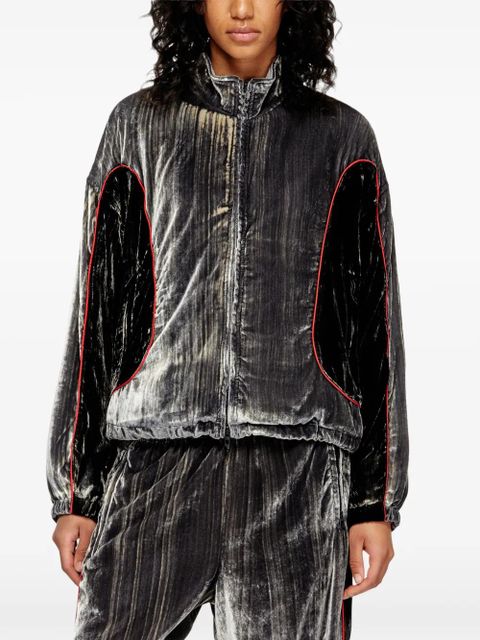 Diesel G-Riffin zip-up puffer jacket - Silver