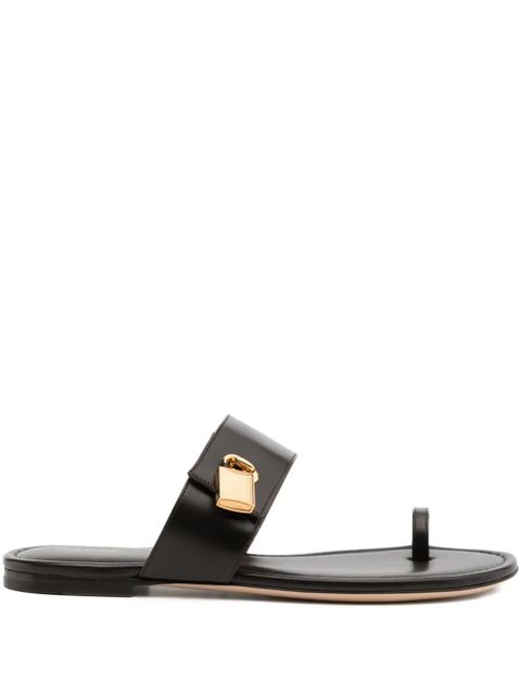 TOM FORD Espresso flat sandals - Brown - zdjęcie produktu nr 1