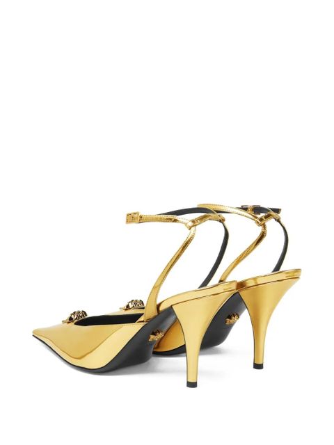 Versace 85mm pointed-toe pumps - Gold - zdjęcie produktu nr 2