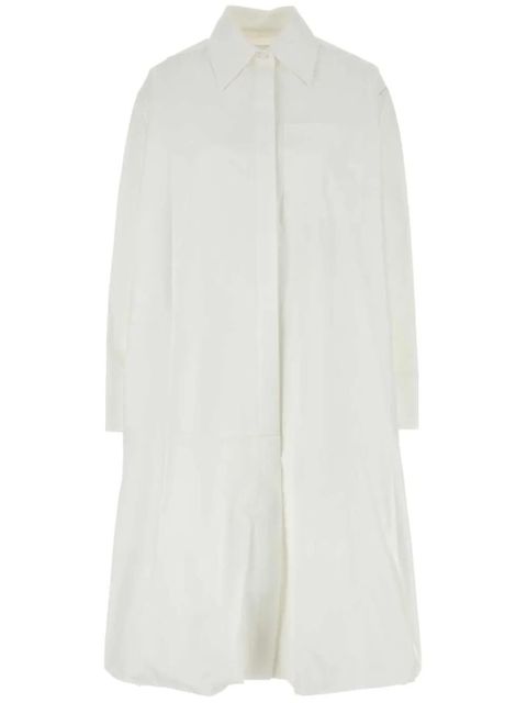 Jil Sander poplin shirt midi dress - White - zdjęcie produktu nr 1