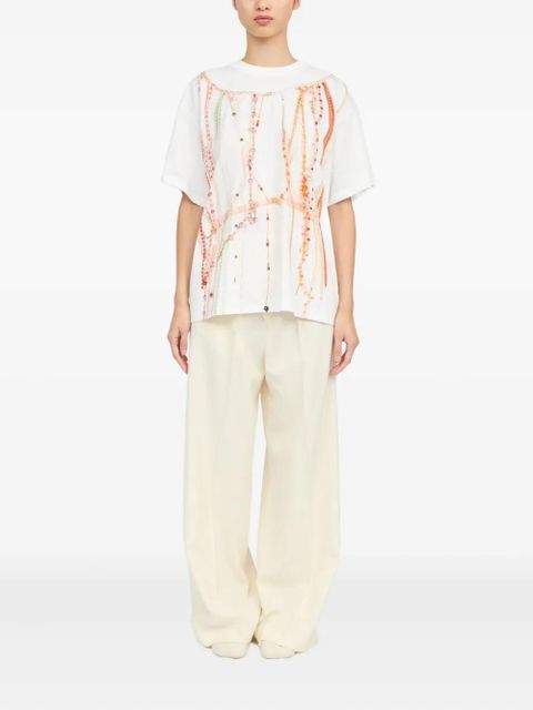 MM6 Maison Margiela jersey T-shirt - White - zdjęcie produktu nr 2