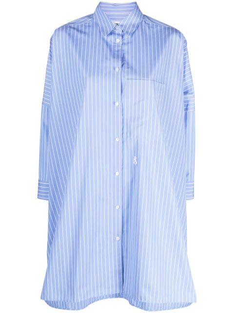 Jil Sander striped cotton shirt - Blue - zdjęcie produktu nr 1