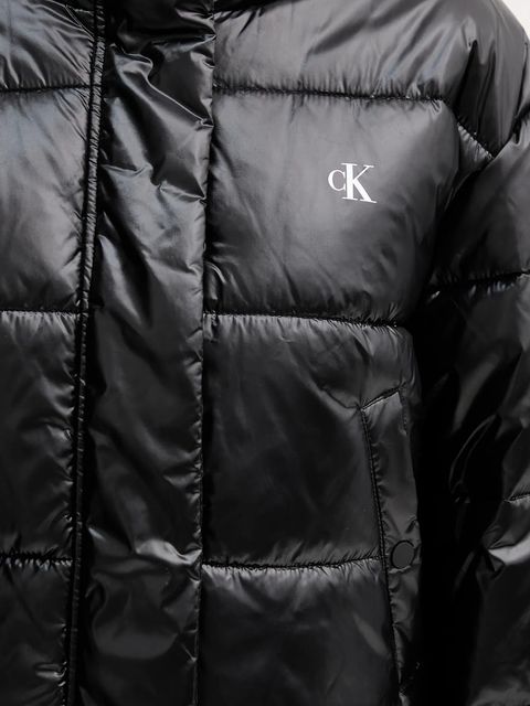 Calvin Klein Jeans kurtka kolor czarny zimowa LV047D504G