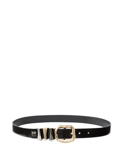 PINKO buckle leather belt - Black - zdjęcie produktu nr 1