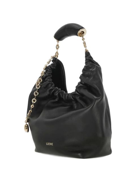 LOEWE small Squeeze chain shoulder bag - Black