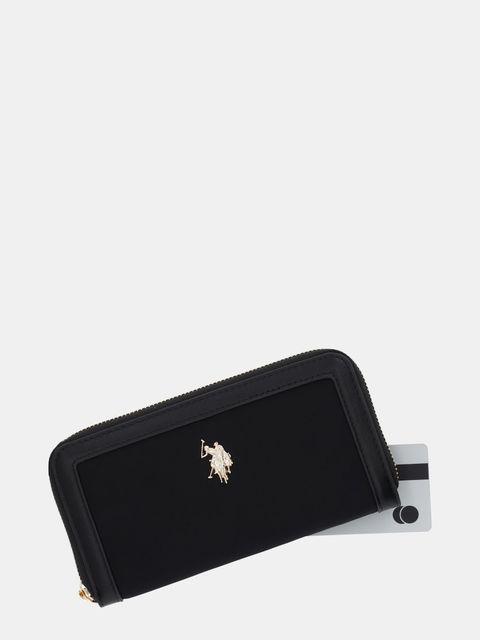 U.S. Polo Assn. portfel Houston damski kolor czarny WEUHU6384WZC - zdjęcie produktu nr 2