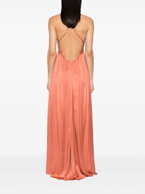 ZIMMERMANN silk-satin maxi dress - Pink