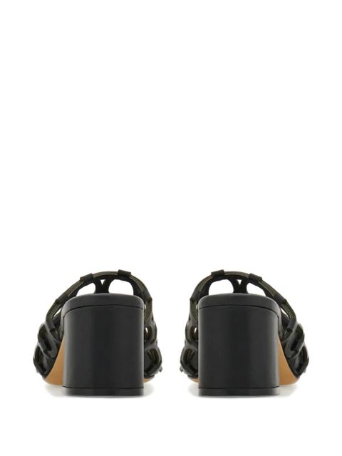Ferragamo Gancini sandals - Black