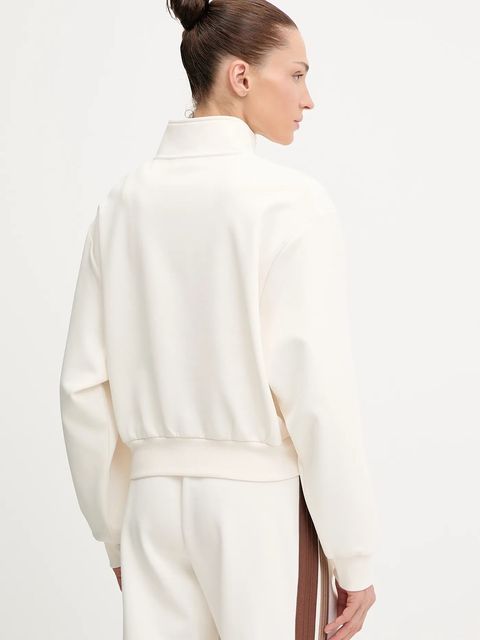 Guess bluza FABIA damska kolor beżowy z aplikacją V5BQ00 KCX22