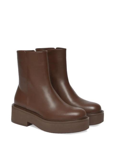 Gianvito Rossi Hiro platform boots - Brown - zdjęcie produktu nr 2