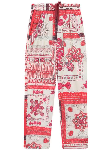 MARANT ÉTOILE Fedora trousers - Red - zdjęcie produktu nr 1