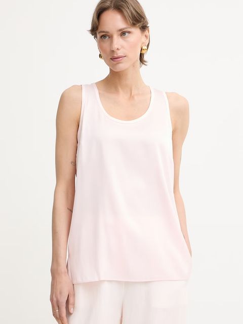 BOSS bluzka na ramiączkach damska z jedwabiem Bettyna - zdjęcie produktu nr 1