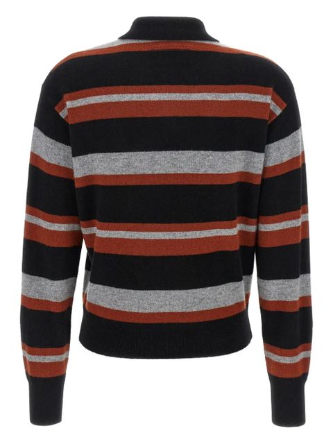 Guest In Residence Collegiate stripe polo shirt - Red - zdjęcie produktu nr 2