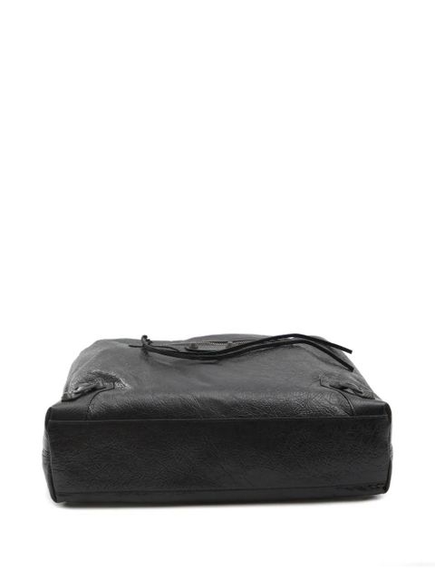 Balenciaga Le City Hobo medium arena zip leather tote bag - Black